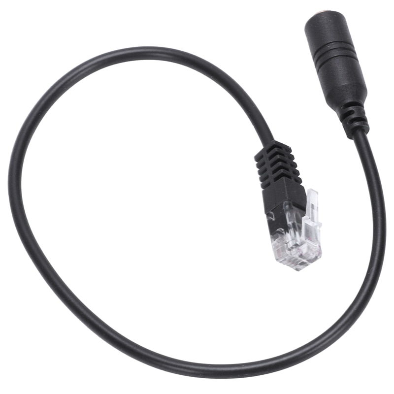 13535-2q9xdq Conector de enchufe de 3,5mm a RJ9 para auriculares de iPhone, Cable adaptador para teléfono de oficina de Apple
