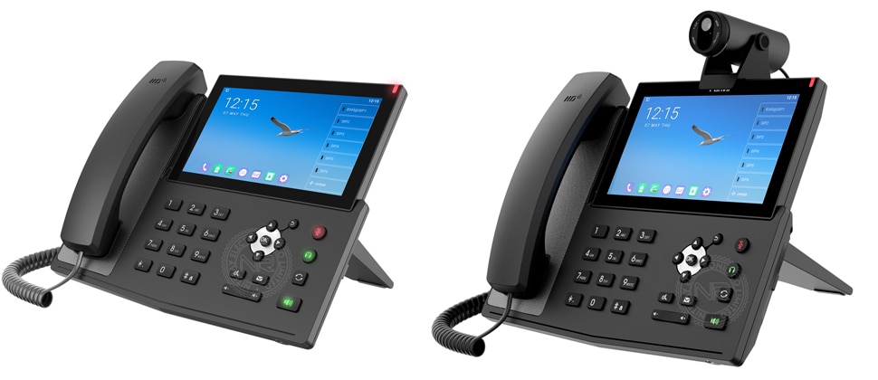 13598-cekoks Teléfono IP X7A con pantalla táctil Android, 112 teclas DSS, 20 líneas SIP, soporte WiFi/Bluetooth para la Conferencia Grupal
