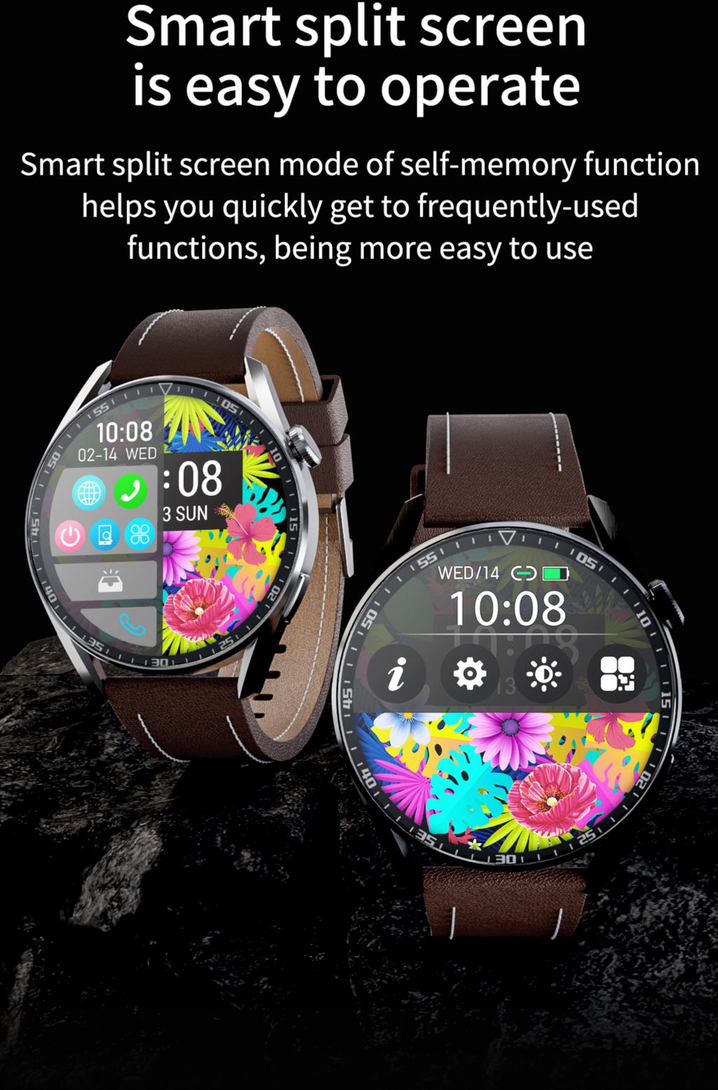 13932-escf0a Z3-reloj inteligente ZD3 Pro para hombre y mujer, accesorio de pulsera con llamadas BT de 1,5 pulgadas, ECG, NFC, carga inalámbrica, IA, voz, Dial de cliente, seguimiento de Fitness