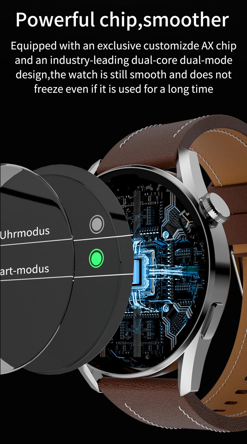 13932-fky12f Z3-reloj inteligente ZD3 Pro para hombre y mujer, accesorio de pulsera con llamadas BT de 1,5 pulgadas, ECG, NFC, carga inalámbrica, IA, voz, Dial de cliente, seguimiento de Fitness