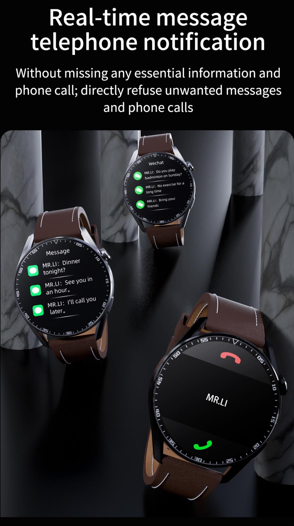 13932-koi0go Z3-reloj inteligente ZD3 Pro para hombre y mujer, accesorio de pulsera con llamadas BT de 1,5 pulgadas, ECG, NFC, carga inalámbrica, IA, voz, Dial de cliente, seguimiento de Fitness