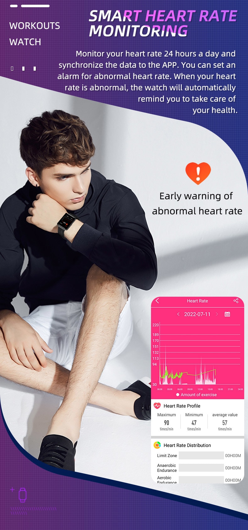13957-xbalrk KS01-reloj inteligente para medir la glucosa en sangre, pulsera con control del ritmo cardíaco y de la temperatura corporal, resistente al agua, gran oferta