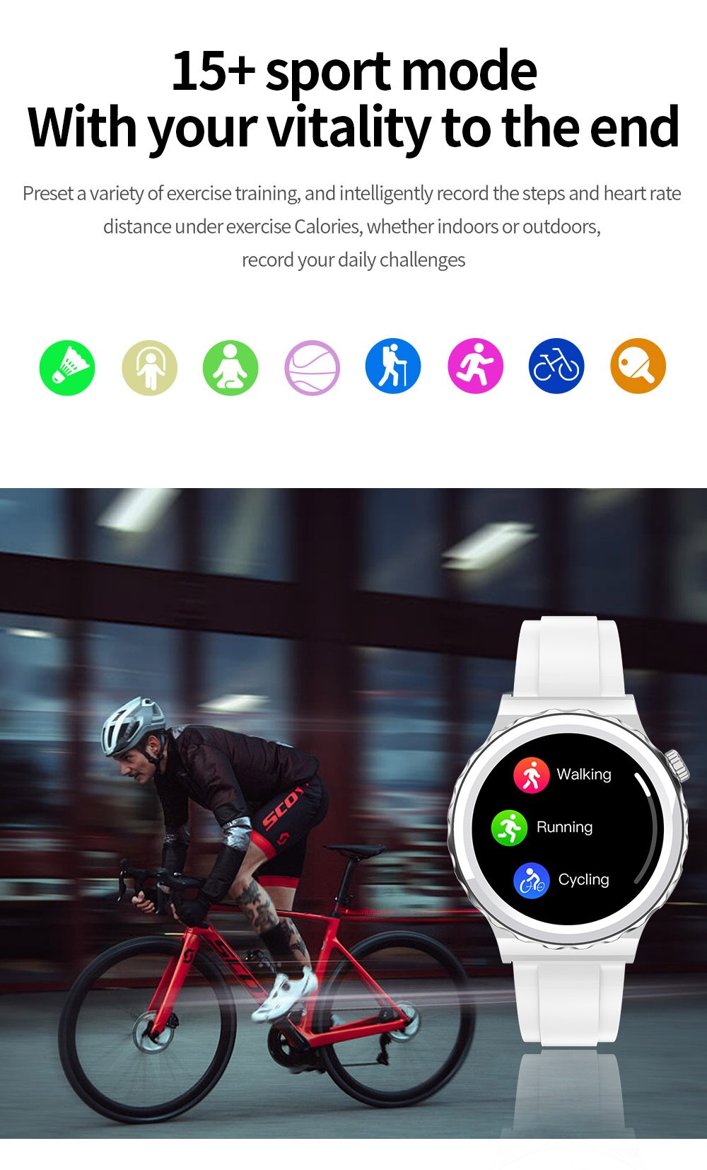 13960-ldt9al Reloj inteligente con Bluetooth para hombre y mujer, pulsera resistente al agua IP67, con reproducción de música, Modo deportivo, respuesta de llamada, compatible con hebreo, nuevo, 2023
