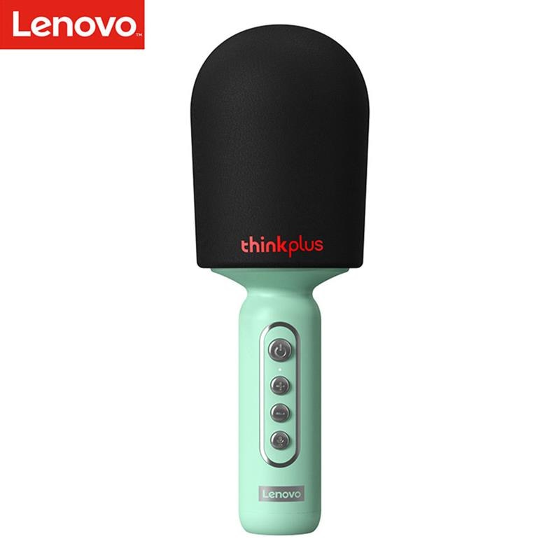 13969-jbbisq Lenovo-micrófono de mano M1, inalámbrico, Bluetooth, sonido HIFI, artefacto de Karaoke, teléfono móvil en vivo, hogar, portátil para fiesta