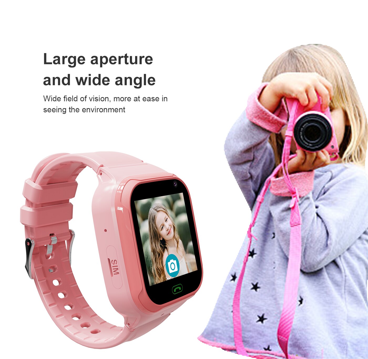 13988-upbqex Reloj inteligente con GPS para niños, dispositivo con cámara HD, compatible con tarjeta sim 4G, llamadas, Wifi, posicionamiento GPS, para iPhone, xiaomi, 2022