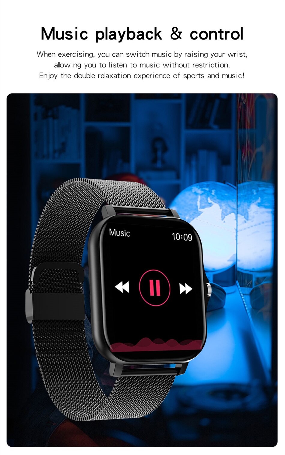 14124-0ebmph Reloj inteligente con Bluetooth para hombre y mujer, Smartwatch resistente al agua IP67 con llamadas y Dial completamente táctil, 2023