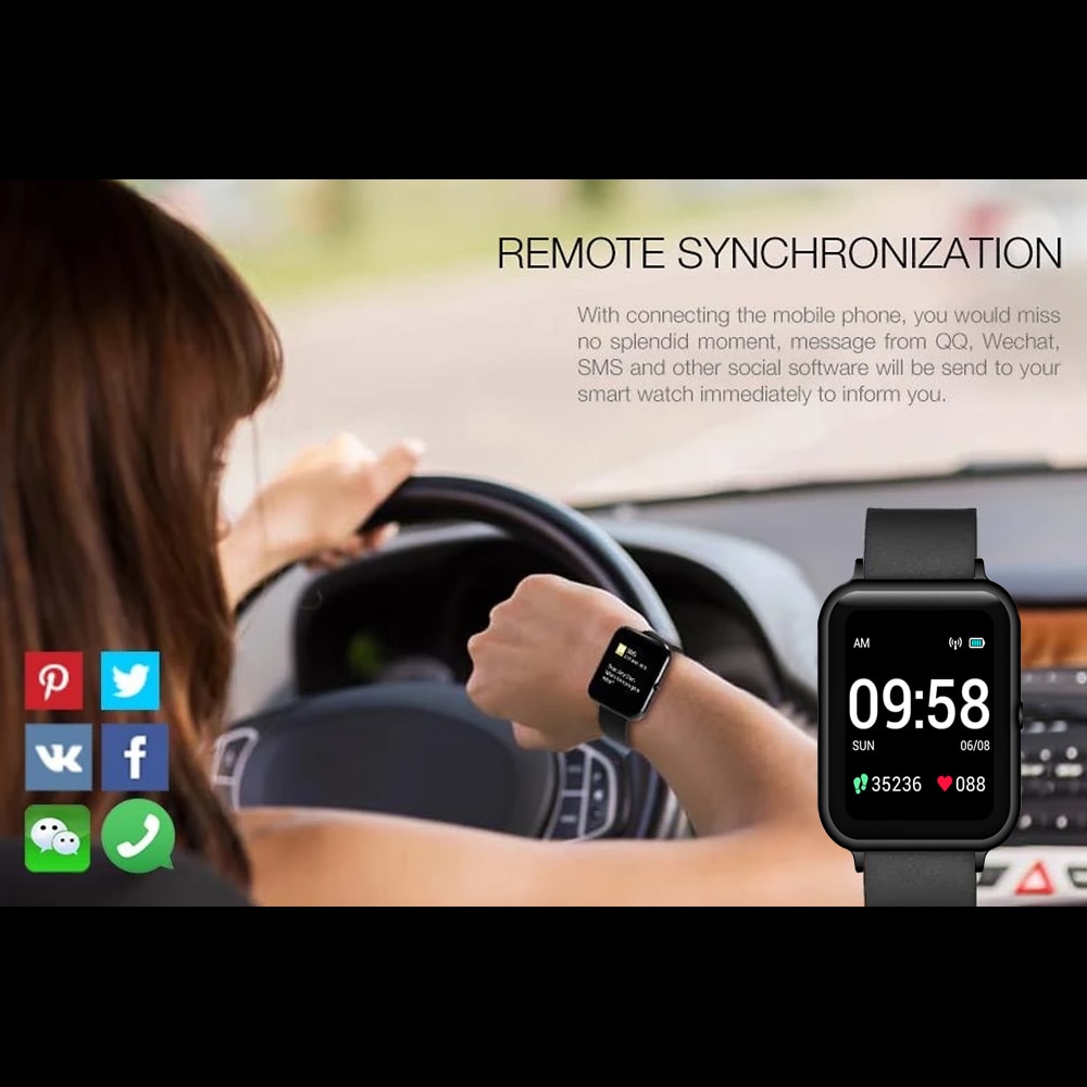 14188-tnhid8 Lenovo-reloj inteligente S2 para hombre, accesorio de pulsera resistente al agua con seguimiento de actividad deportiva, Monitor de ritmo cardíaco durante el sueño, para teléfono Xiaomi