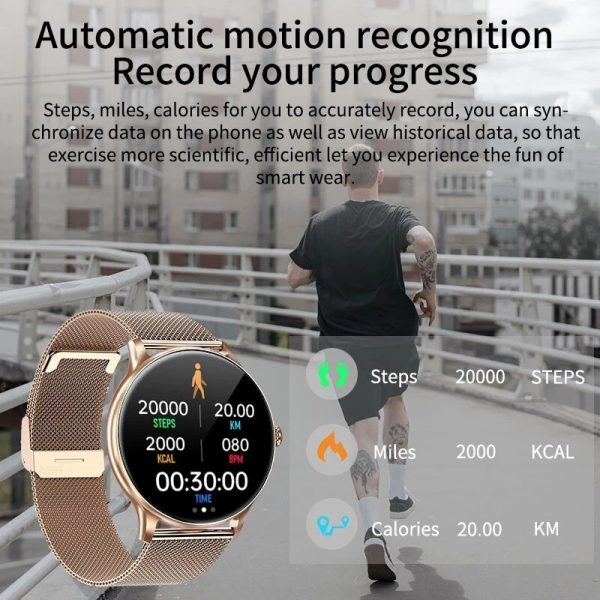 Z12 Pro-reloj inteligente deportivo para hombre y mujer, accesorio de pulsera resistente al agua con llamadas y Bluetooth, compatible con Android e IOS - Imagen 3