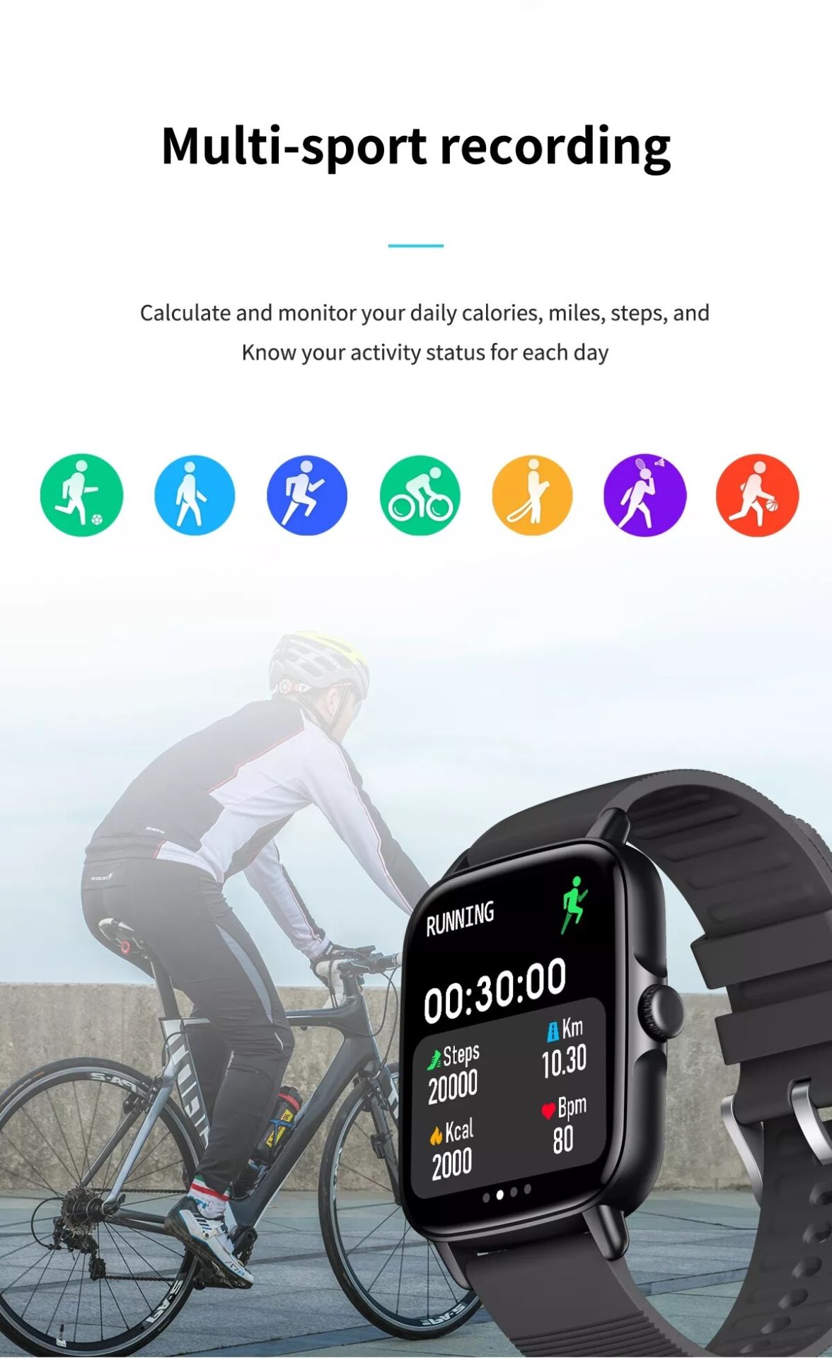14386-ckx3i4 Lenovo-reloj inteligente KT58 para hombre, Smartwatch deportivo ip67a prueba de agua, control del ritmo cardíaco y de la presión sanguínea, Icnh, para Xiaomi, 1,69