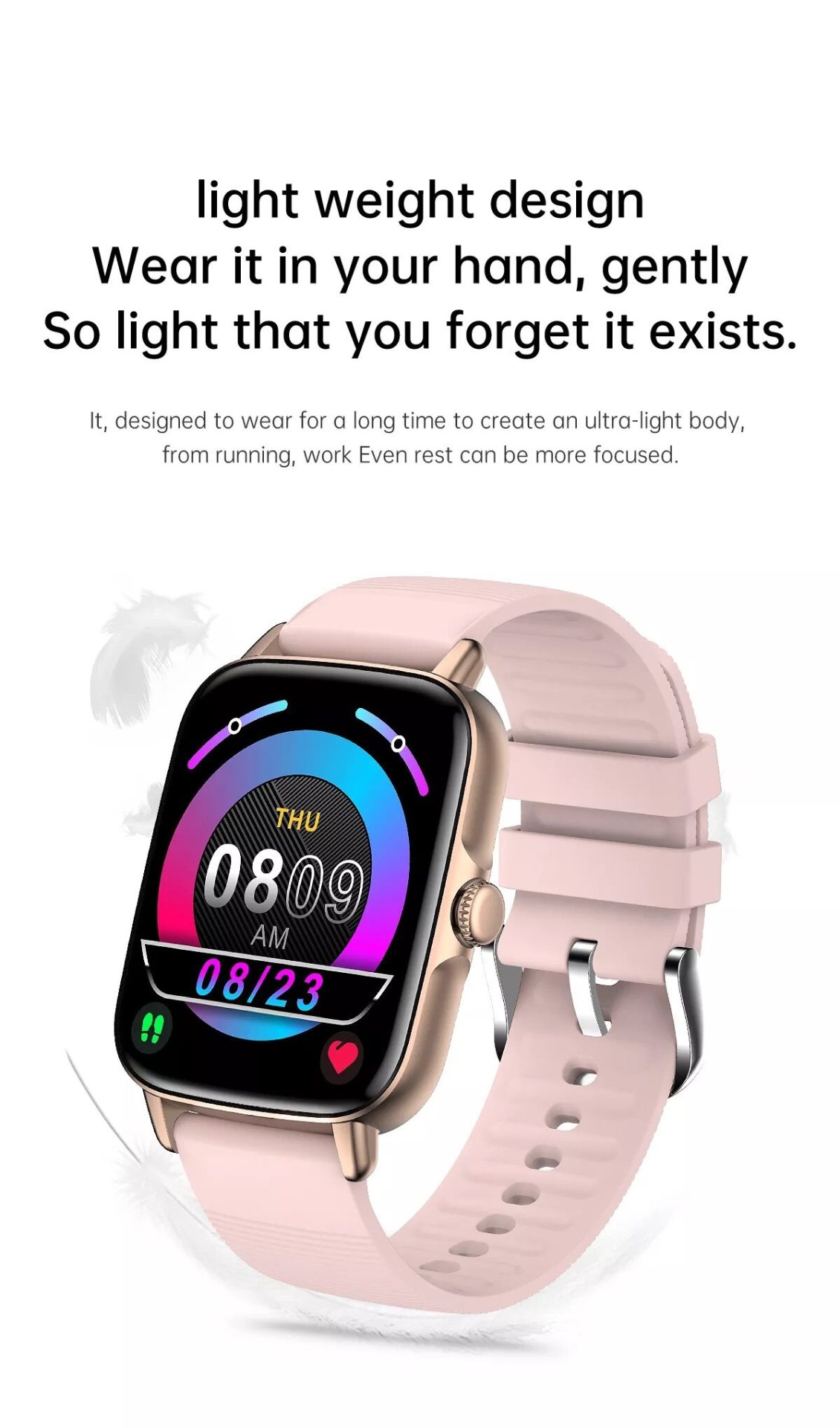 14386-j92kzv Lenovo-reloj inteligente KT58 para hombre, Smartwatch deportivo ip67a prueba de agua, control del ritmo cardíaco y de la presión sanguínea, Icnh, para Xiaomi, 1,69