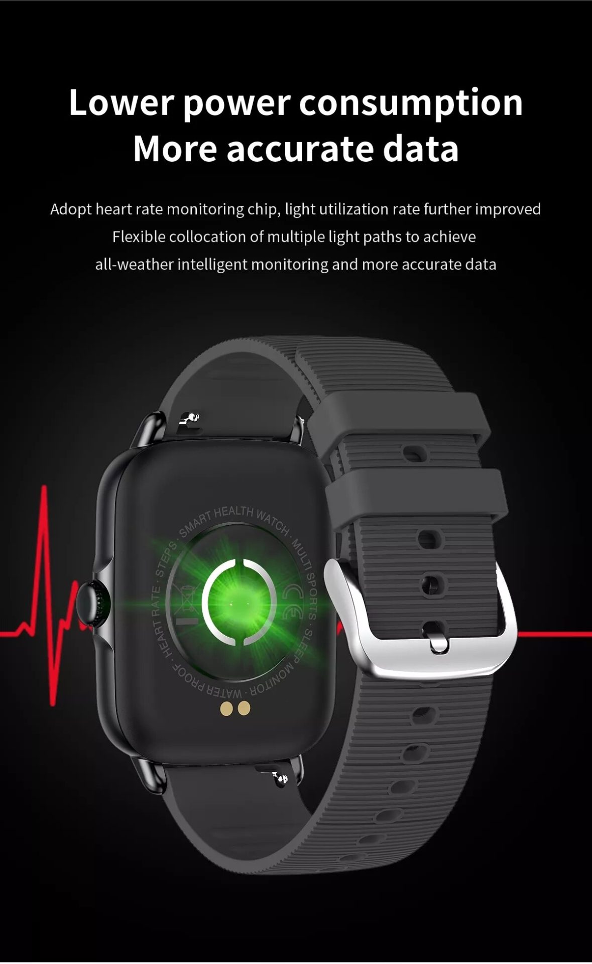 14386-mssxbu Lenovo-reloj inteligente KT58 para hombre, Smartwatch deportivo ip67a prueba de agua, control del ritmo cardíaco y de la presión sanguínea, Icnh, para Xiaomi, 1,69