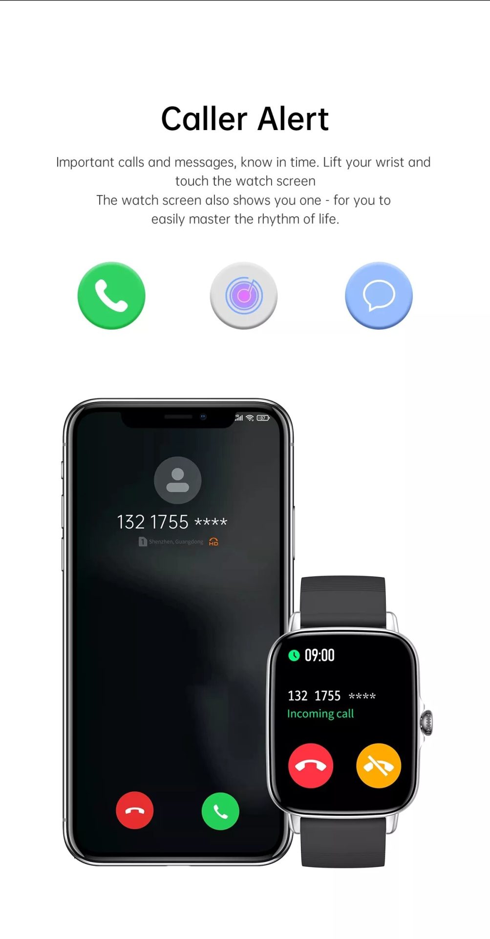 14386-ujkjed Lenovo-reloj inteligente KT58 para hombre, Smartwatch deportivo ip67a prueba de agua, control del ritmo cardíaco y de la presión sanguínea, Icnh, para Xiaomi, 1,69