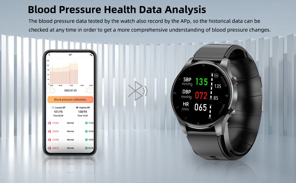 14444-lxha3x Reloj inteligente PM50 para el cuidado de la salud, bomba de aire, Airbag, presión arterial precisa, temperatura, pulsera de Fitness, gran oferta