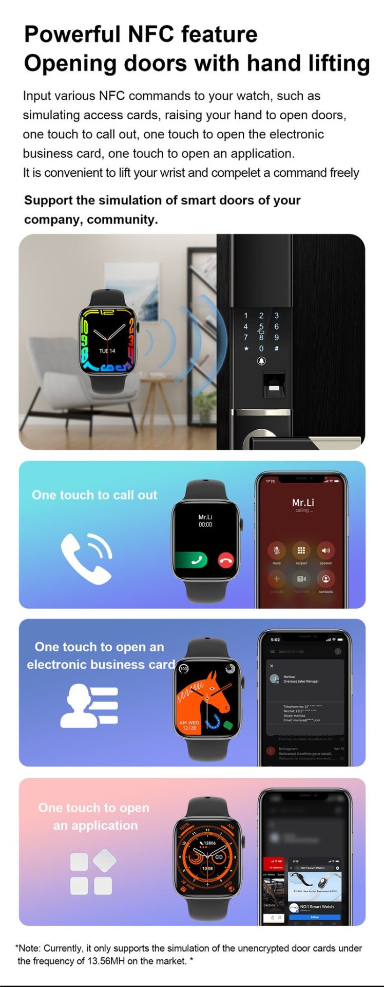 14474-ybnkhn Reloj inteligente DT8 MAX para hombre y mujer, pulsera con pantalla infinita de 45mm y 2,0 pulgadas, Bluetooth, llamadas, carga inalámbrica, NFC, serie IWO 8