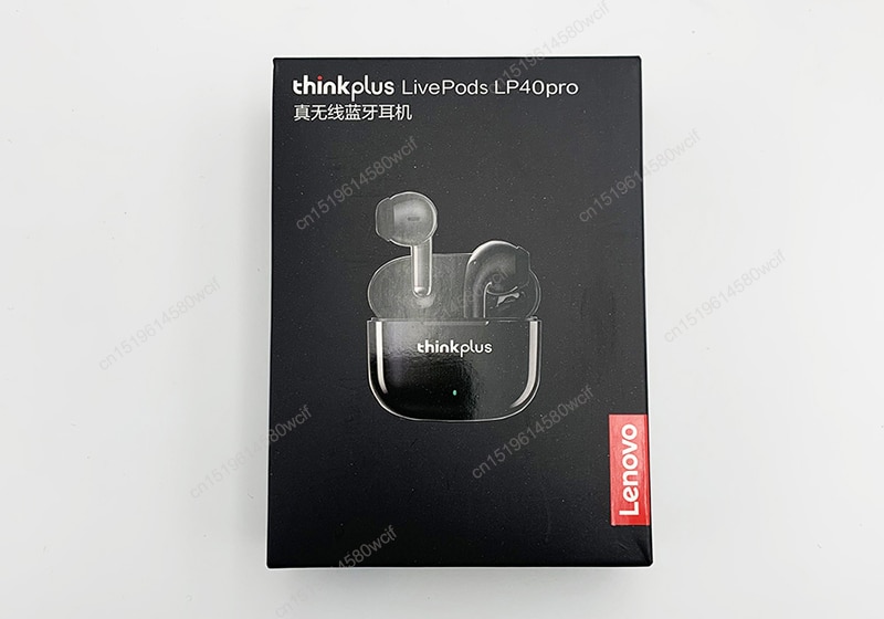 15611-33iziz Lenovo-auriculares inalámbricos Thinkplus LivePods LP40pro con Bluetooth 5,0, cascos estéreo deportivos con Control táctil, 10 unidades/lote
