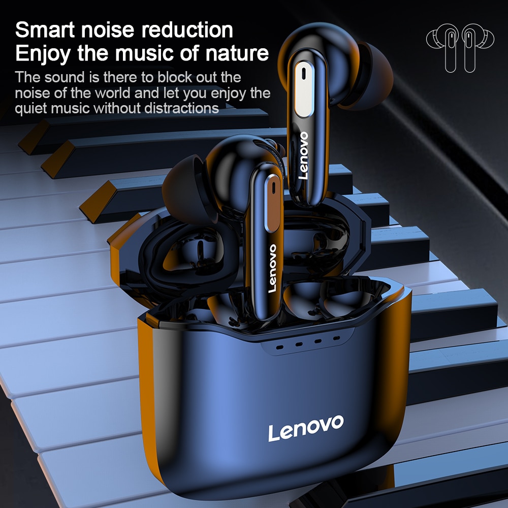 15637-59vtjd Lenovo-auriculares inalámbricos XT81 TWS, cascos con Bluetooth 5,1, estéreo, táctiles, HIFI, con micrófono, deportivos, impermeables