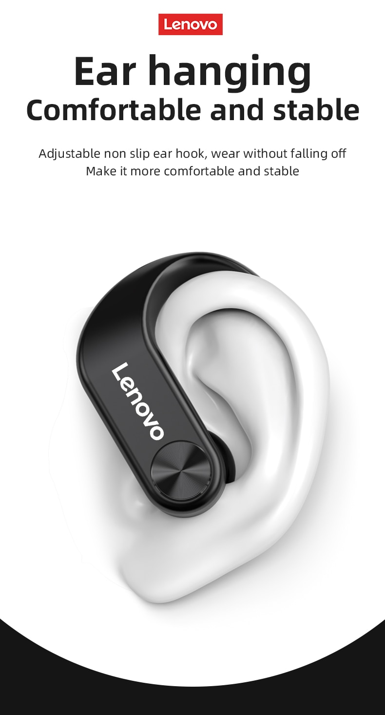 15655-jcwgh8 Lenovo-auriculares inalámbricos con Bluetooth para videojuegos, audífonos originales con tecnología TWS, resistentes al agua, reducción de ruido, novedad