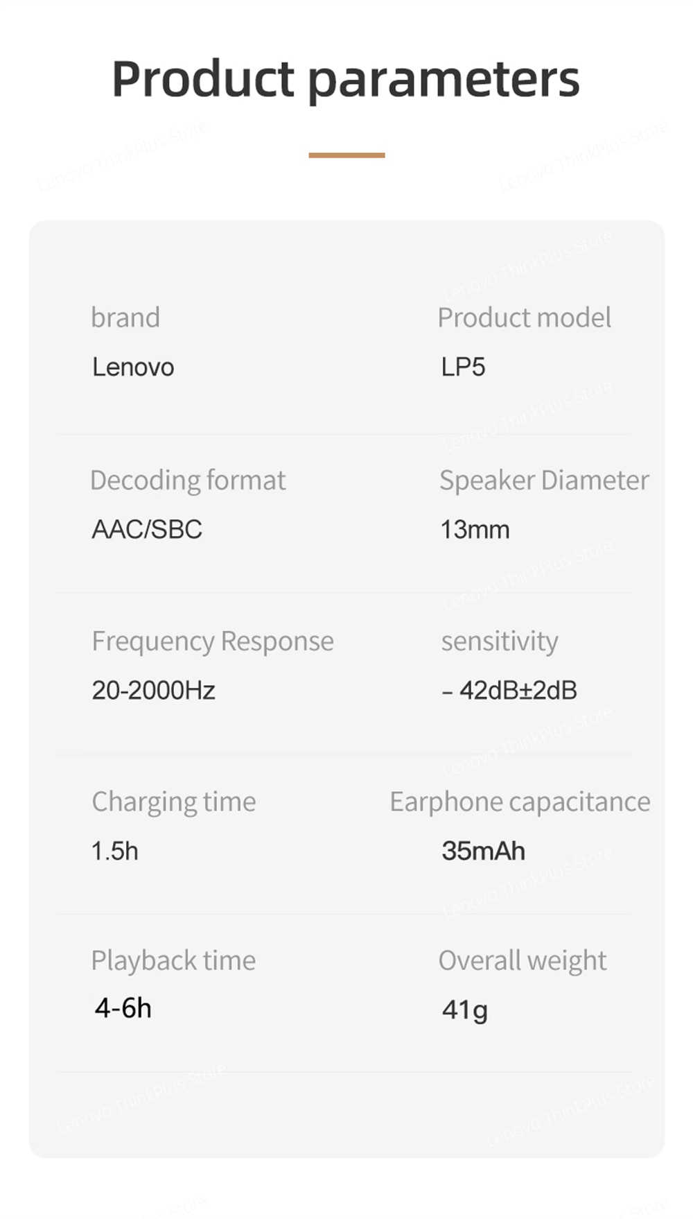 15659-v5rmal Lenovo-auriculares inalámbricos LP5 originales, cascos con Bluetooth 5,0, thinkplus, LivePods, auténticos, sin cables, HiFi, deportivos, resistentes al agua