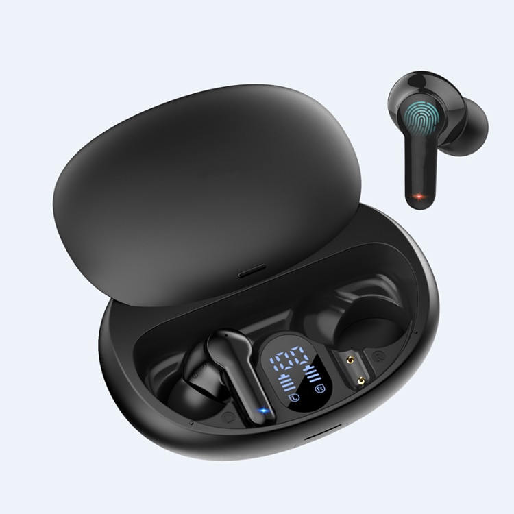 15801-tttd9b Auriculares inalámbricos TWS con Bluetooth 5,3, dispositivo de audio ENC con cancelación de ruido, resistente al agua, deportivos, táctiles, para juegos, HIFI, HD, llamadas, modo de espera largo