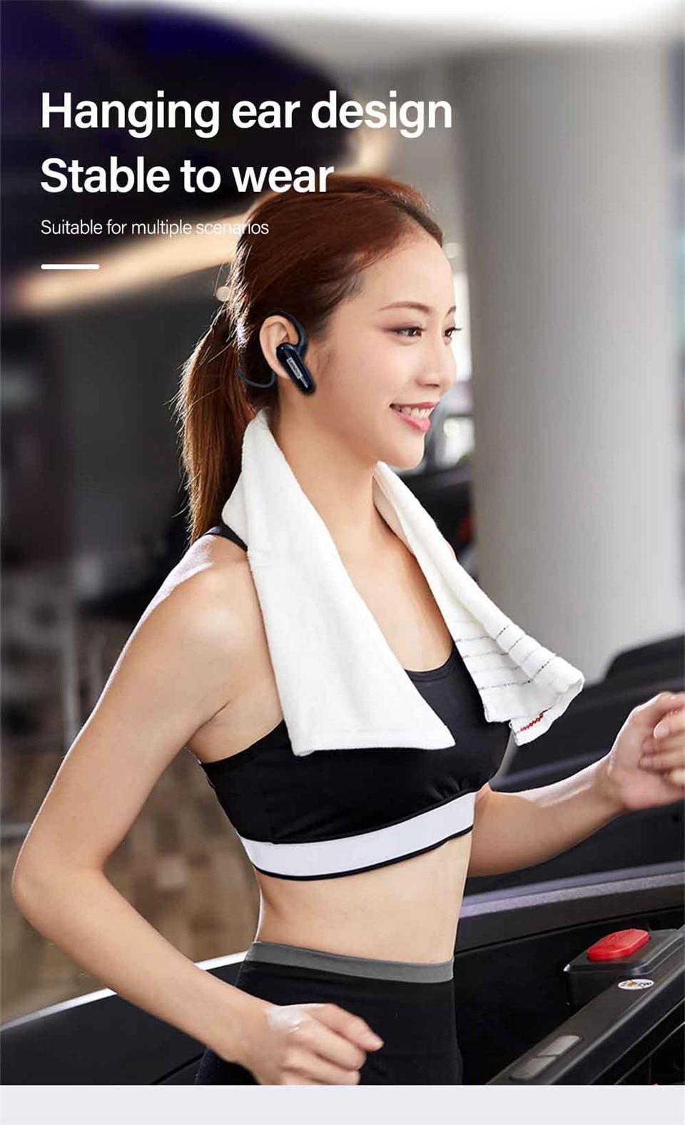 15880-8n0gsc Lenovo-auriculares inalámbricos XE06 con Bluetooth, cascos impermeables IPX7 con banda para el cuello y Micrófono Dual para deportes, correr, Fitness y Yoga
