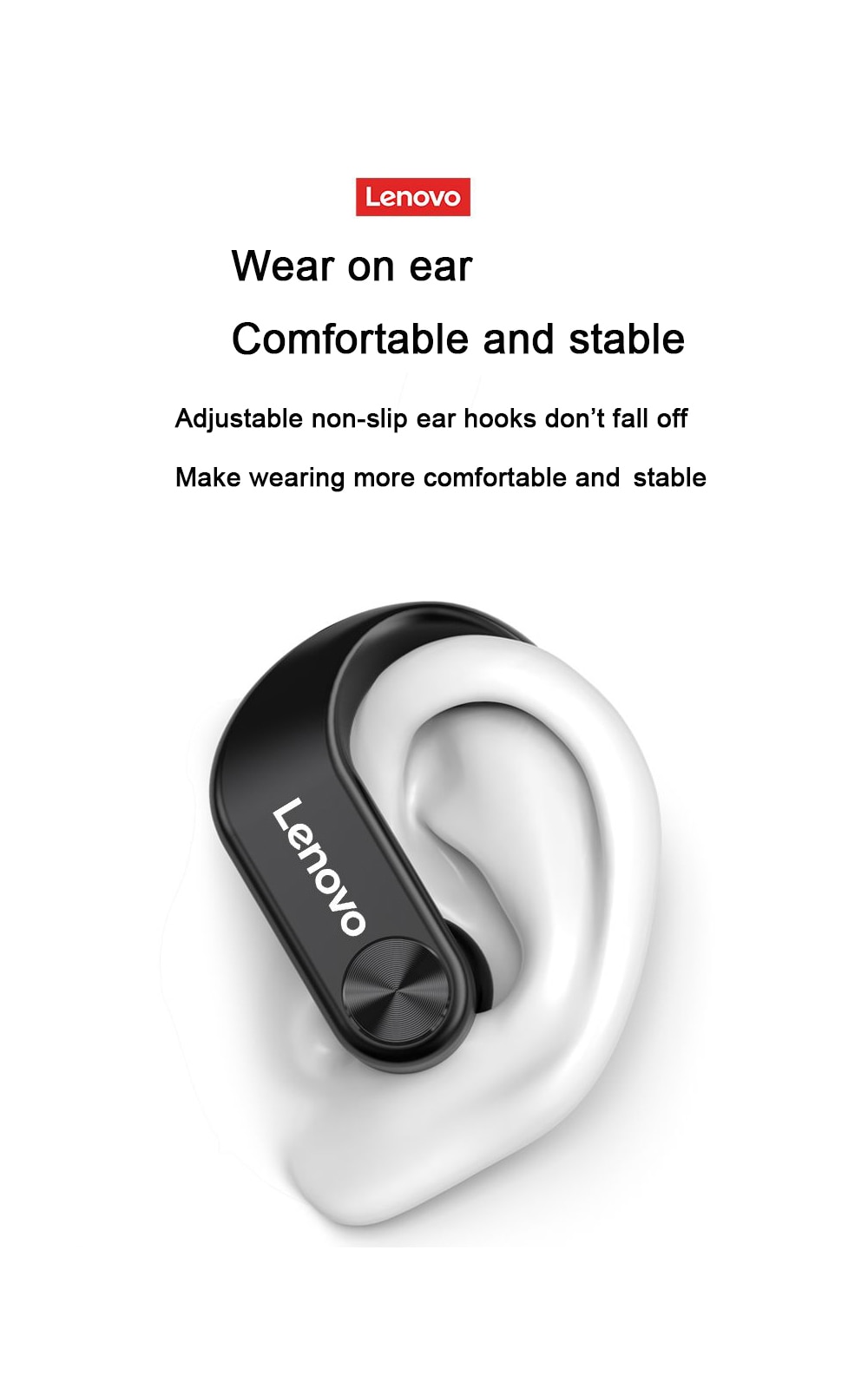 15949-sgdsce Lenovo-auriculares inalámbricos LP7 TWS con Bluetooth, cascos con micrófono, deportivos, impermeables, IPX5, con cancelación de ruido