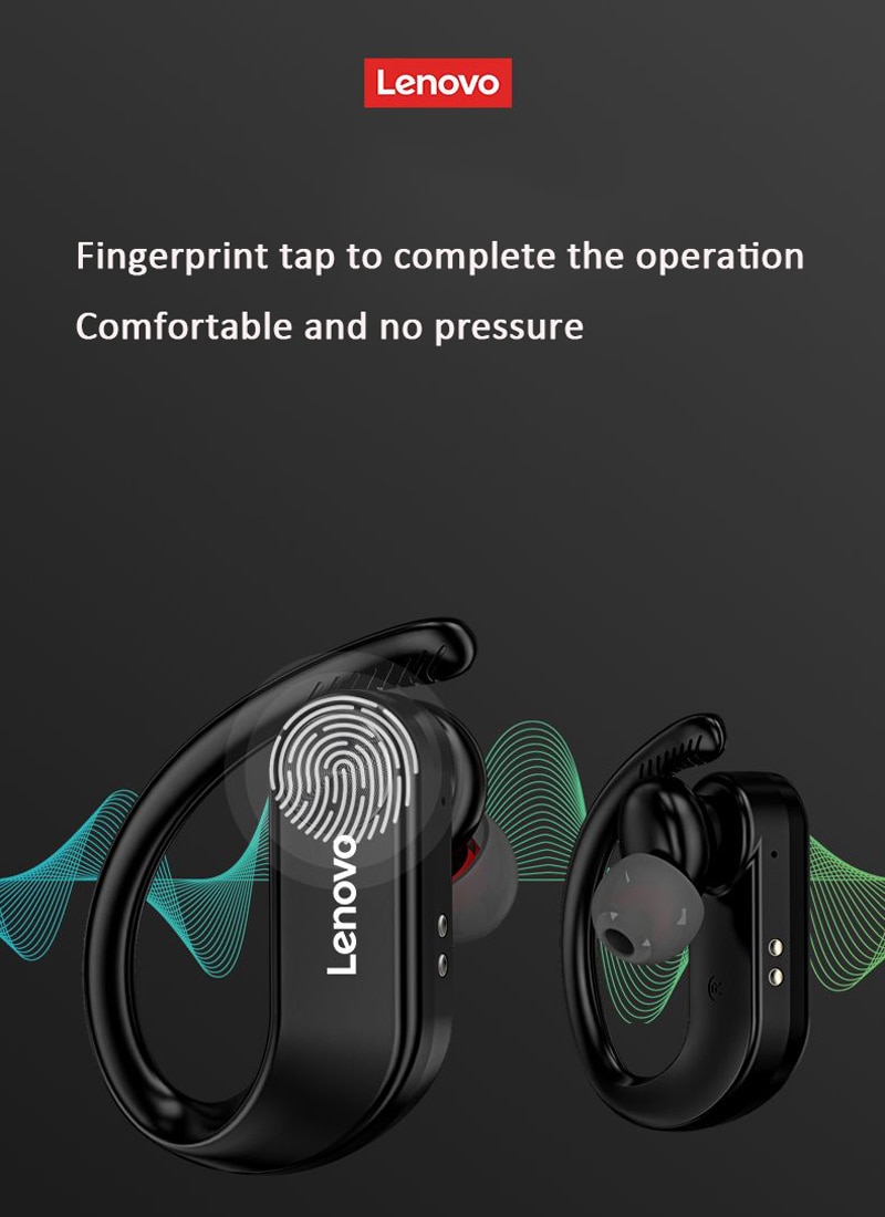 15949-uiybbw Lenovo-auriculares inalámbricos LP7 TWS con Bluetooth, cascos con micrófono, deportivos, impermeables, IPX5, con cancelación de ruido