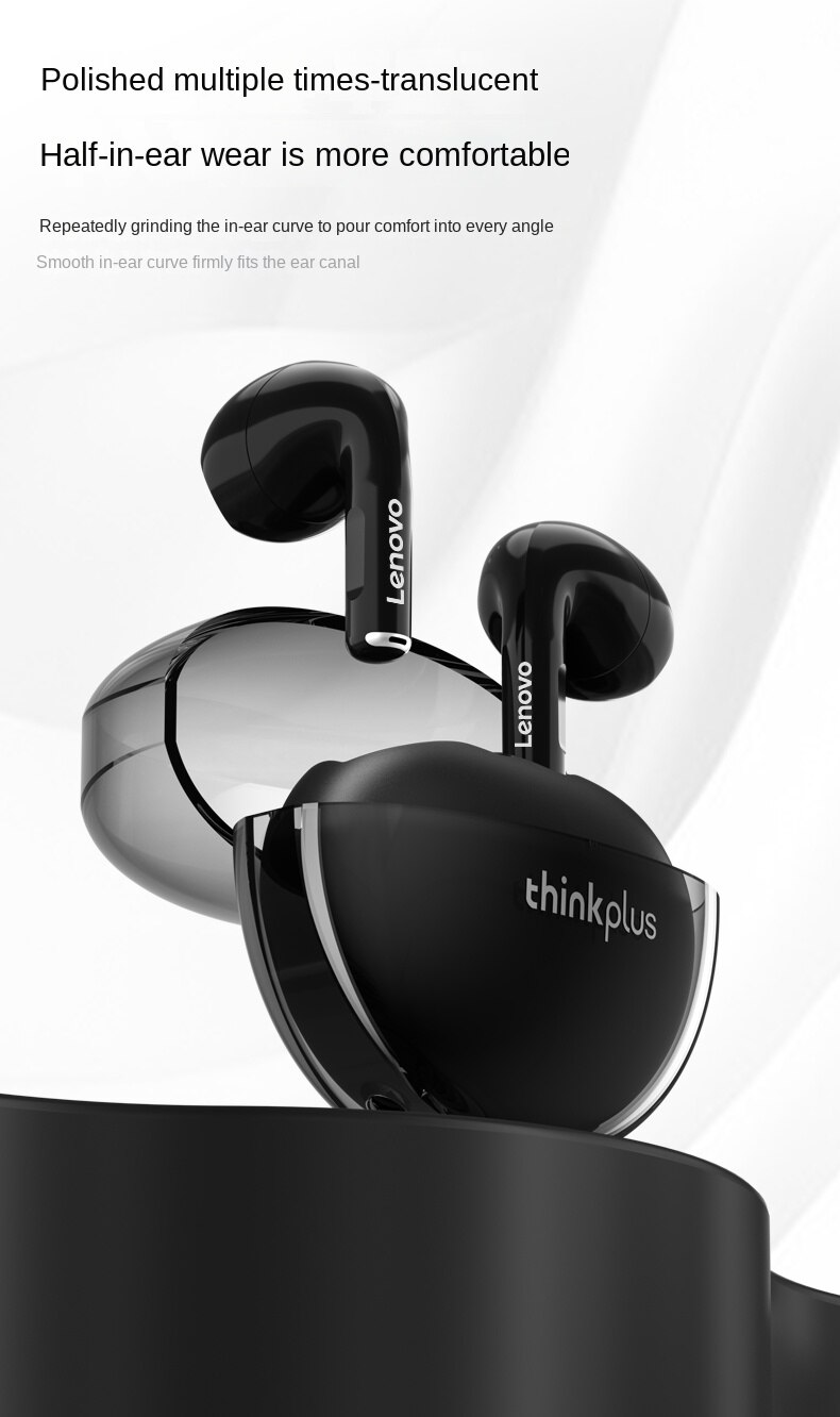 16111-sgtuky Lenovo-auriculares inalámbricos LP80PRO con Bluetooth 5,3, cascos TWS con cancelación de ruido, impermeables, deportivos, de baja latencia