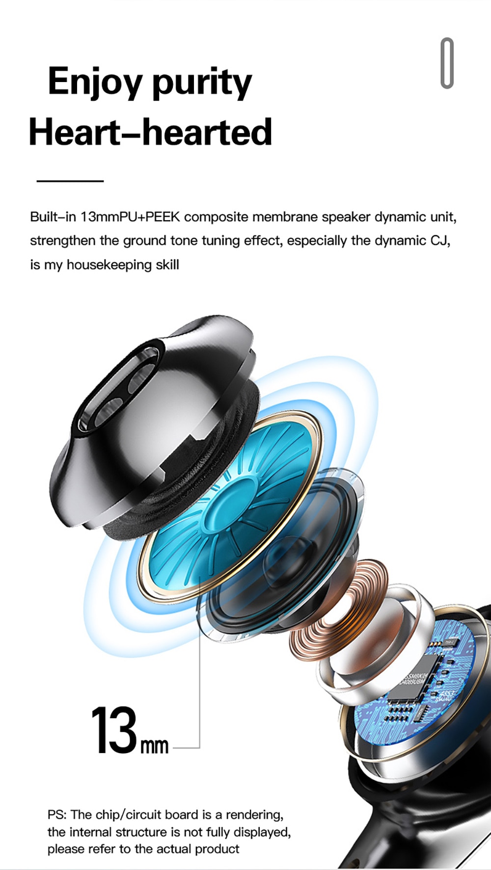 16243-4x9ced Lenovo-auriculares inalámbricos XT95 5/10 uds, cascos con Control táctil, Bluetooth, estéreo, HD, parlantes con micrófono