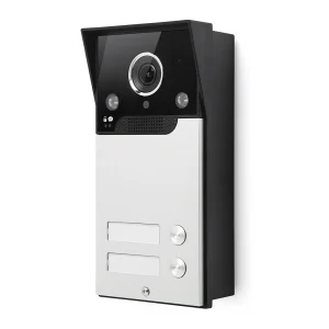 XC112F-2 HD Waterproof Doorbell Camera with 2 Call Buttons for XSL 4 Wire 1080P Video Door Phone Intercom Home Security 2 Flats