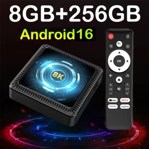 TV Box Allwinner H618 8K Android 16 Smart TV Box Google Assistant 8K Video BT6.0 Dual Wifi 5G 8GB 128GB 256GB 4K Media Player