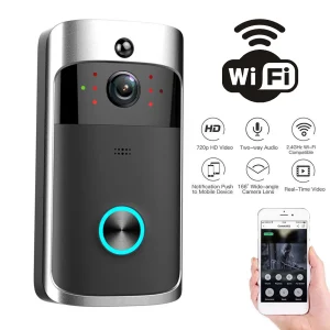 2026 NEW V5 Video Door Bell Wifi Wireless Doorbell 1080P Voice Intercom Smart Camera Waterproof Home Security Door Phone