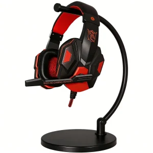 Wired Gaming Headphone PS4/PS5/Xbox/Smartphone/PC Headset 120° Adjustable Gamer Headset with Noise Cancelling Microphone