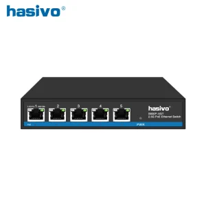 5x2.5G RJ45 Ethernet PoE Switch Desktop Ethernet Network Switch