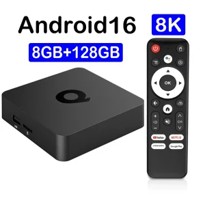 Q1 8GB 128GB Android 16 TV Box Allwinner H313 Quad Core 5G Wifi 8K Google Player Youtube Voice Media Player 4GB 64GB Set Top Box