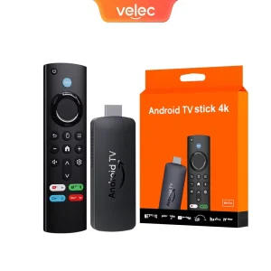 Velec Android 12 Smart Stick 8K Streaming Media Player with Voice Remote Support Netflix YouTube Google Allwinner H616 for HD TV