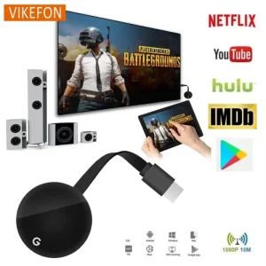 Wireless WiFi HDMI-Compatible Chromecast Google mirascreen HD Display Dongle Media Streaming Video tv Smart Home For ios/Android