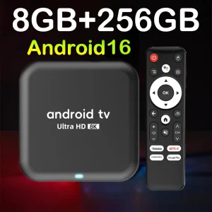 TV Box RK3518 Android 16 8K BT6.0 Ram 4GB 8GB Rom 128GB 256GB Dual Wifi 5G Wifi6 Media Player Google Assistant Smart TV Box Q18