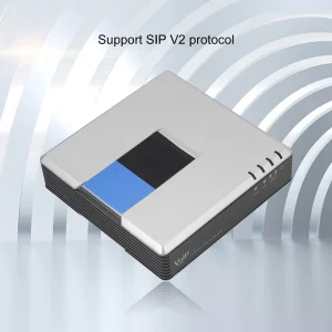 2 Ports Adapter SIP Gateway Internet Phone Adapter VoIP Gateway Internet Phone 2 Ports Adapter SIP RJ45 Cable For Linksys PAP2T