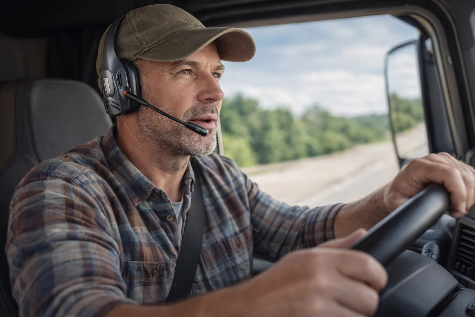 Trucker Bluetooth Headset,Wireless Headset with Mic, Call Center Headset,Bluetooth Headsets with Dual Noise Cancelling - Image 4
