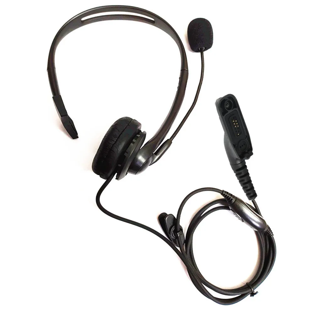 Walkie Talkie Mic Headset Bouncer Headphone For Motorola APX6000 XPR6300 DP4800 MTP6550 P8200 P8268 P8668 Radio Plug Accessories - Image 2
