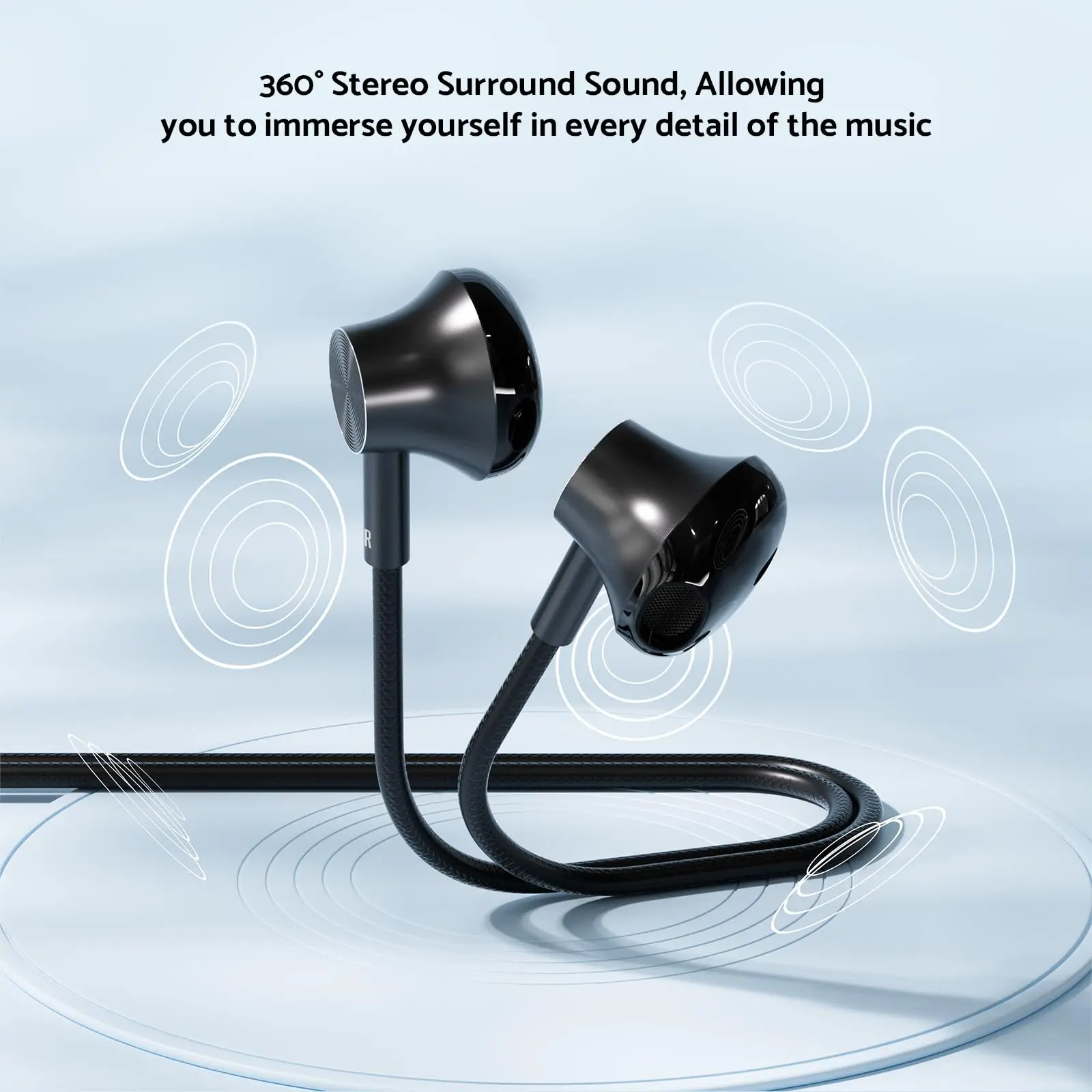 For Samsung Headphones HiFi Bass Stereo Volume Control With Mic USB Type C 3.5mm Wired Eadphone For Galaxy S25 S24 S23 S22 Ultra - Imagen 4