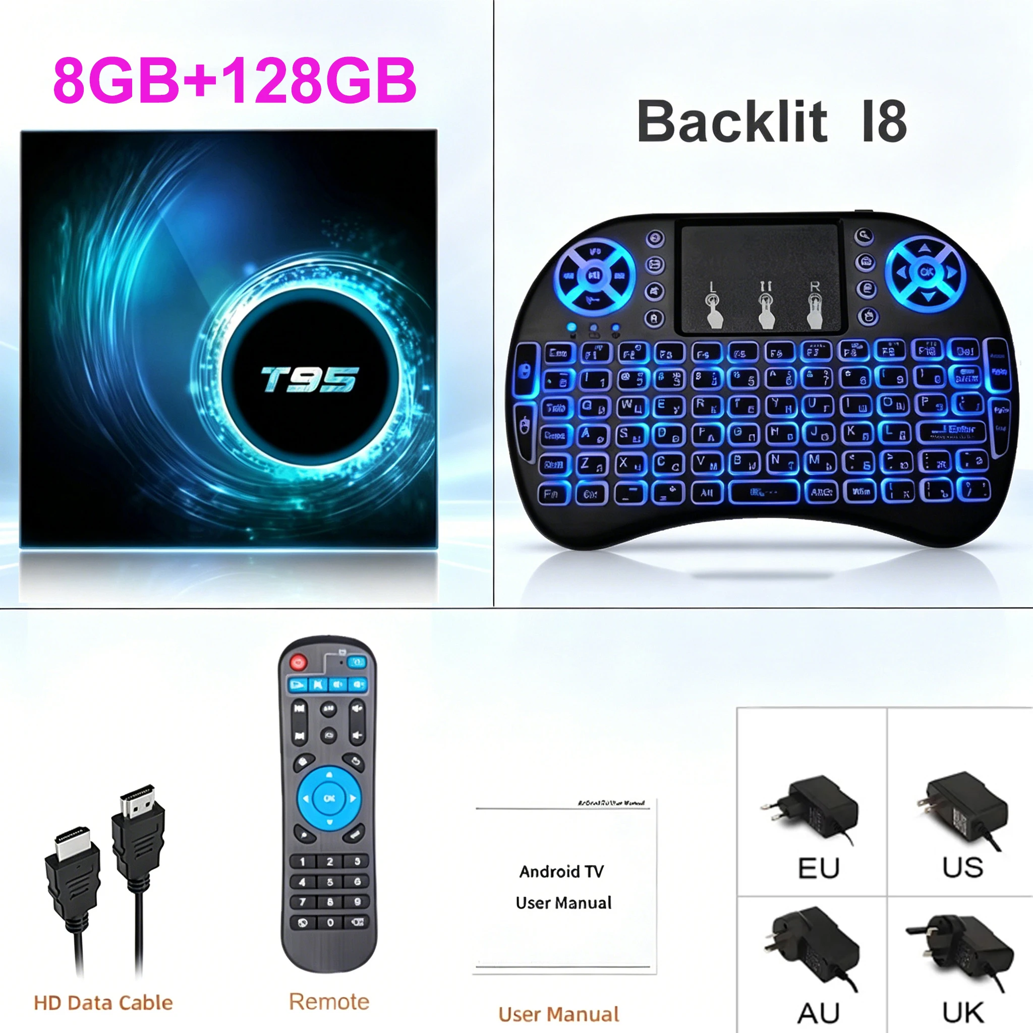 8GB 128GB Keyboard