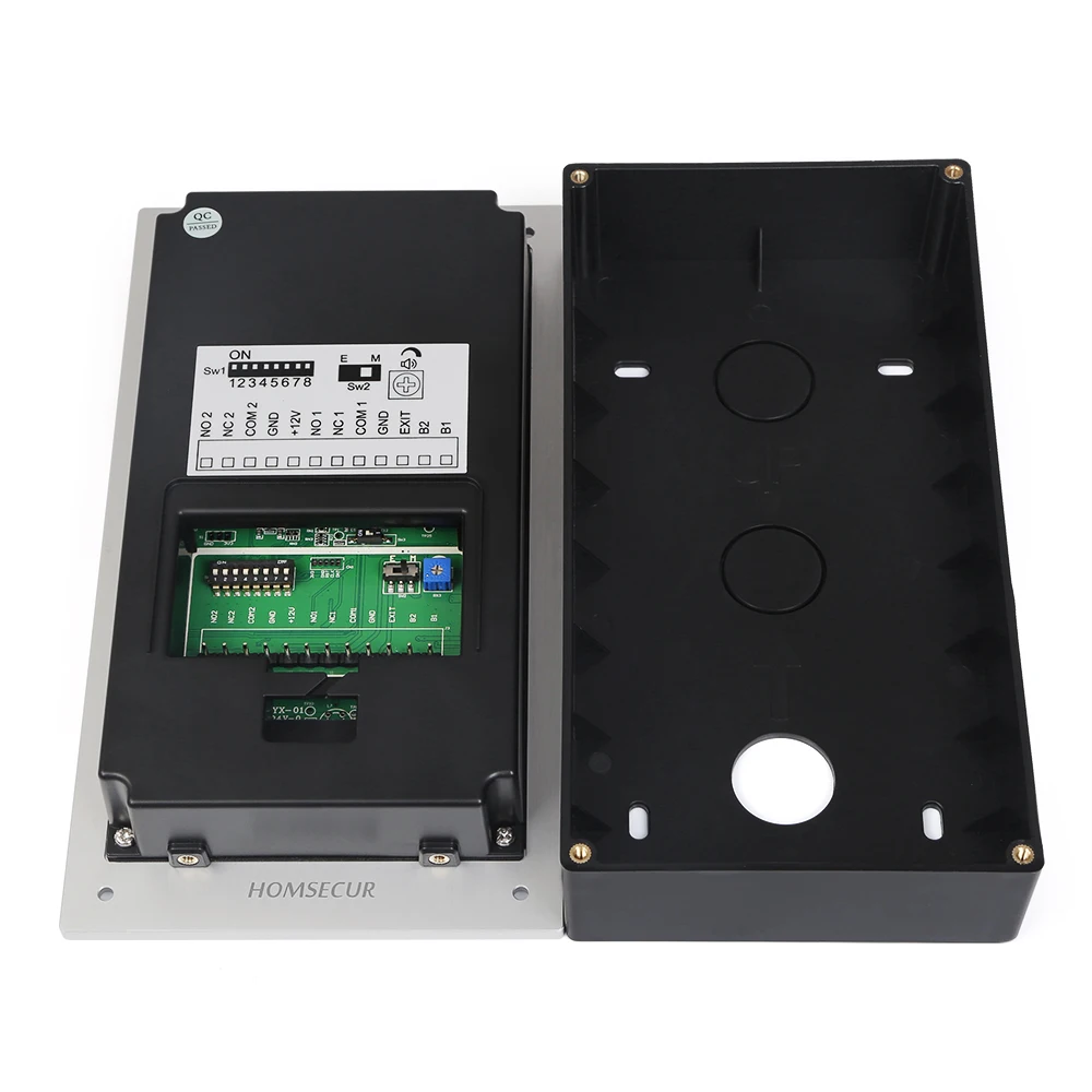 HOMSECUR B16CB-S Camera Doorbell For HOMSECUR 2 Wire Video Doorphone Intercom 3 Families - Imagen 6