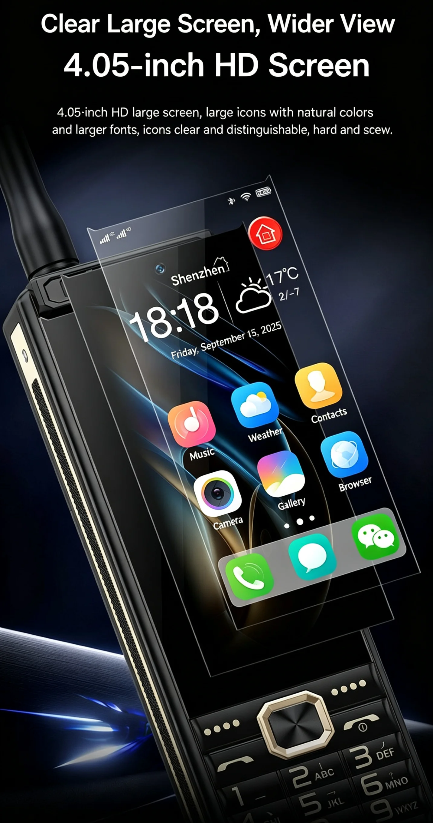 S24c61d603a944016a2d52dcc8e7ec8f5J Touch Screen 4G LTE Mobile Phone Android 13 4GB RAM 64GB ROM Fast Charging Dual SIM WiFi 5G/BT5.0/GPS