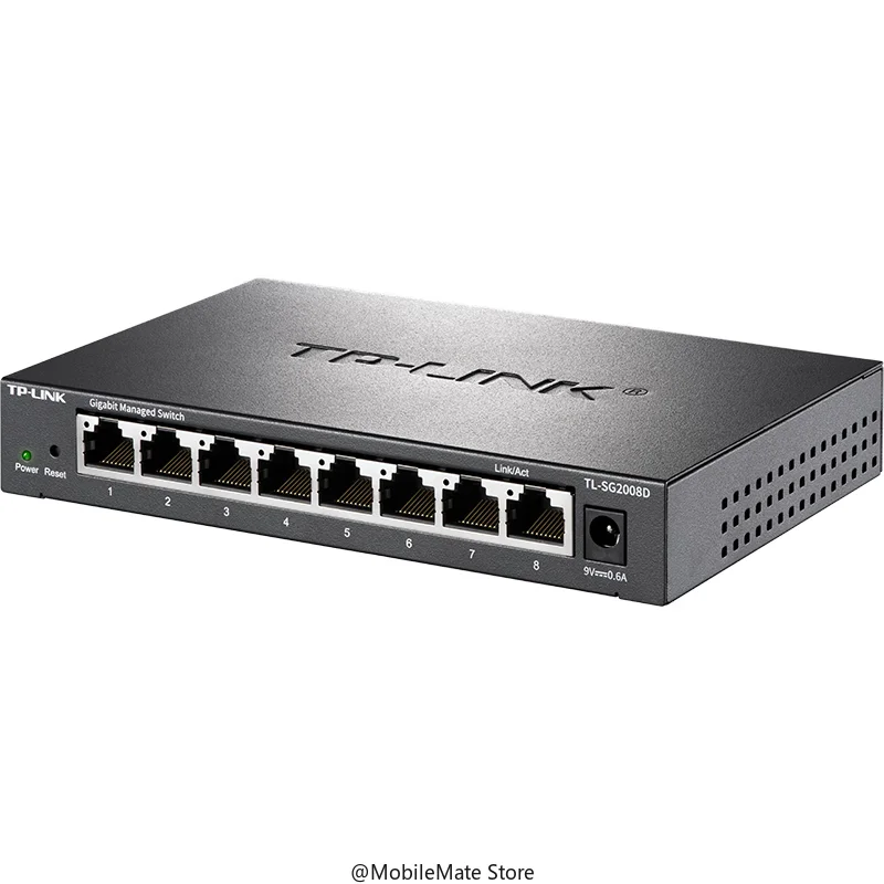 TP-LINK Cloud Switching TL-SG2008D 8-port Full Gigabit Web Network Management Cloud Management Switch Network Cable Splitter - Imagen 6