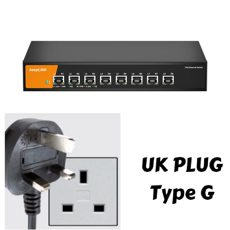 Switch with UK Plug