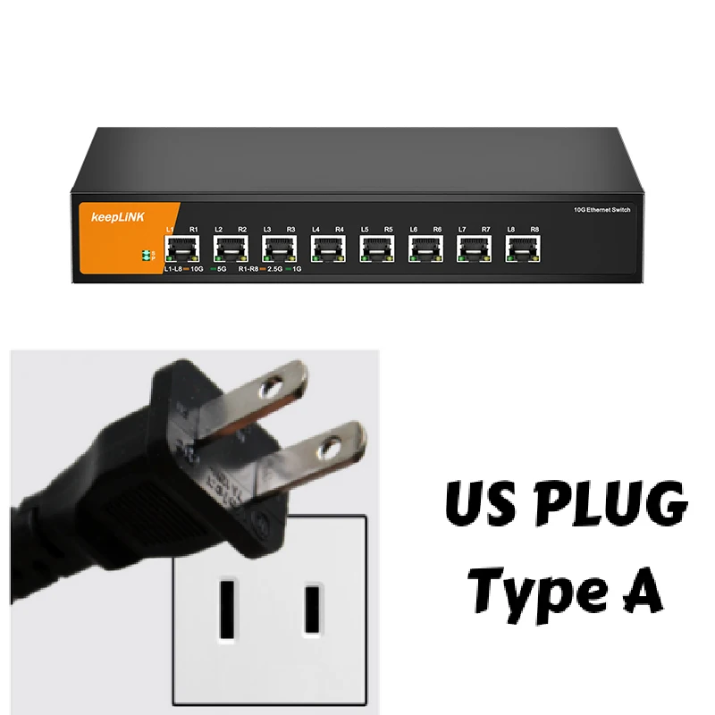 Switch with US Plug
