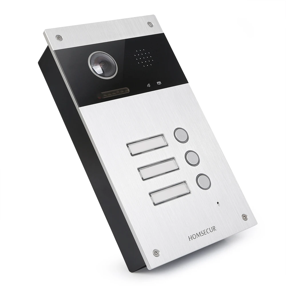 HOMSECUR B16CB-S Camera Doorbell For HOMSECUR 2 Wire Video Doorphone Intercom 3 Families - Imagen 3