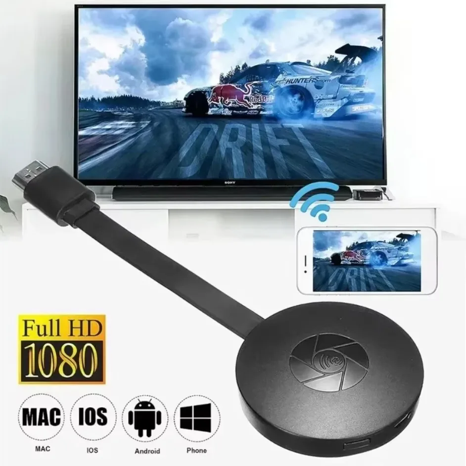 1080P G2 For MiraScreen Display Anycast Wifi HDMI-Compatible Multi Screen Interactive Features For TV Android Ios Mirror Screen - Imagen 3