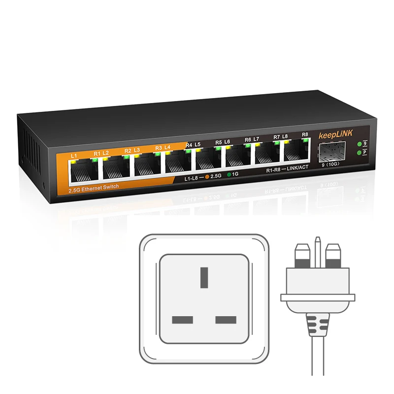 Switch with UK Plug